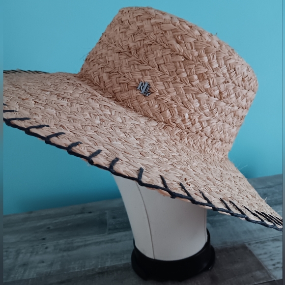 Ralph Lauren 100% Raffia Sun Hat main image 2